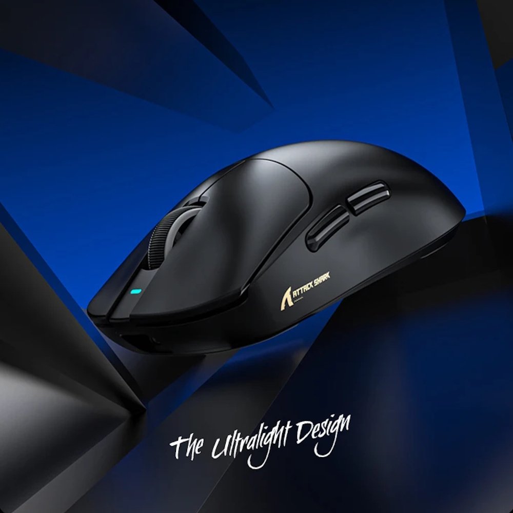 Миша Attack Shark X8 Pro PAW3950Pro 40000DPI 700IPS 60G 8000Hz Black, фото №15 Миша Attack Shark X8 Pro PAW3950Pro 40000DPI 700IPS 60G 8000Hz Black, фото №15