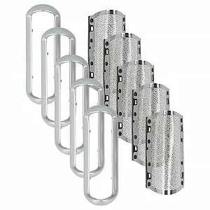 Купить Сетка для бритвы vhbw 5 шт. совместимая с Braun Pocket P-80-1, P70-1, P-40, P-90, P-60, P-50, P-80, P-70 серебристая - Фото 1 Сетка для бритвы vhbw 5 шт. совместимая с Braun Pocket P-80-1, P70-1, P-40, P-90, P-60, P-50, P-80, P-70 серебристая - Фото 1