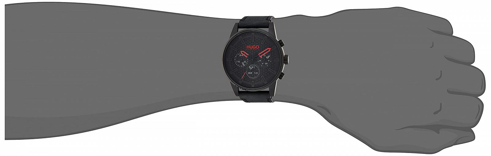 Годинник Кварцовий HUGO Multi Dial 1530149 Чорний, Ремінець, фото №6