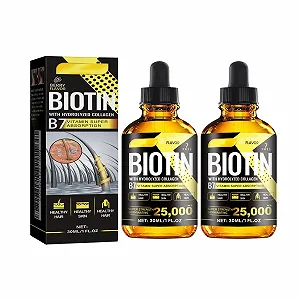 Олія для росту волосся з касторовою олією та вітаміном Е, Сироватка, 2 упаковки - Фото 1