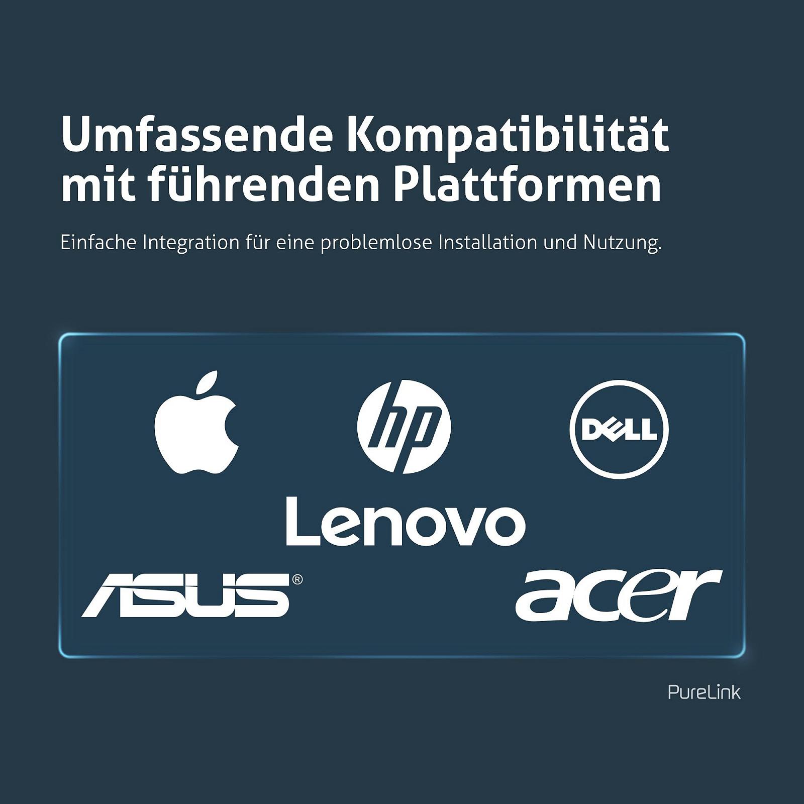 Регулируемая по высоте подставка для ноутбука PureLink Vuelogic, эргономичная подставка для ноутбука для столов, домашнего офиса, алюминиевая подставка для ноутбука с нескользящими накладками и охлаждением/вентиляцией, космический серый, фото №7