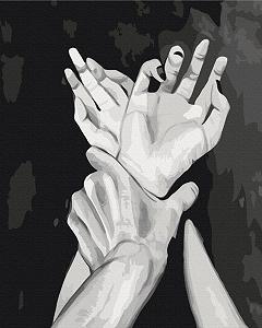 BS53860 Картина за номерами 40 х 50 см Мова тіла 6 Anna Esthete Без коробки - Фото 1