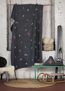 Покривало David Fussenegger Sylt Ski Slope 140 x 200 см Антрацит synthetic.ua - Фото 1
