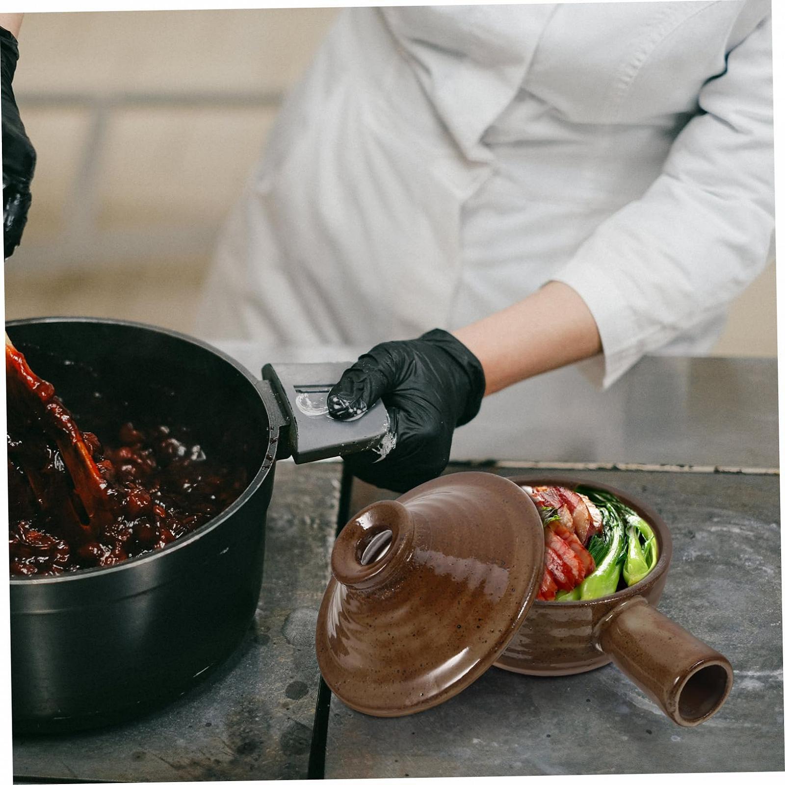 Ківш VALICLUD з кришкою антипригарне покриття для супу та тушкування, фото №6