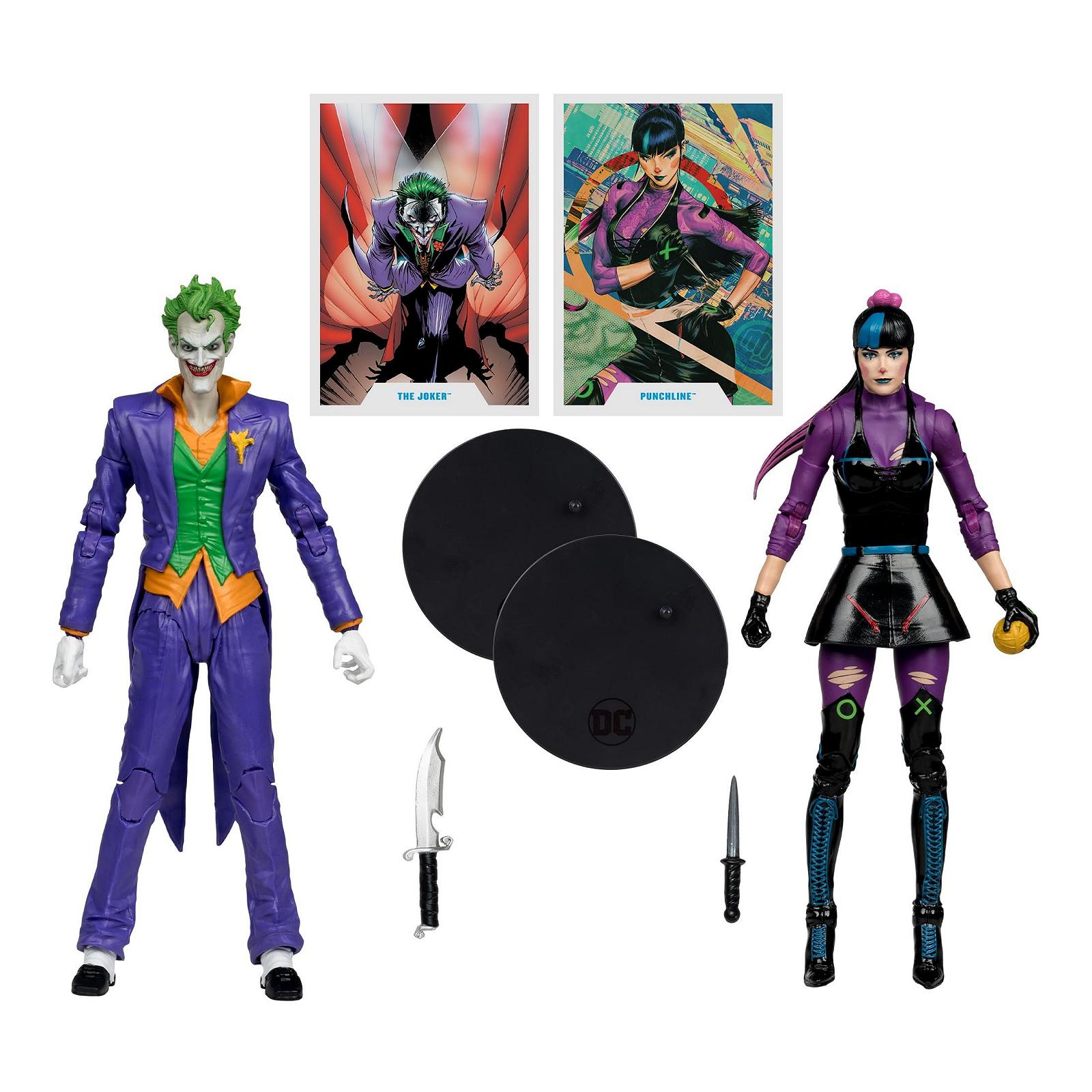 Фигурка McFarlane Toys DC Multiverse Джокер и Punchline 18 см (Набор из 2), фото №8