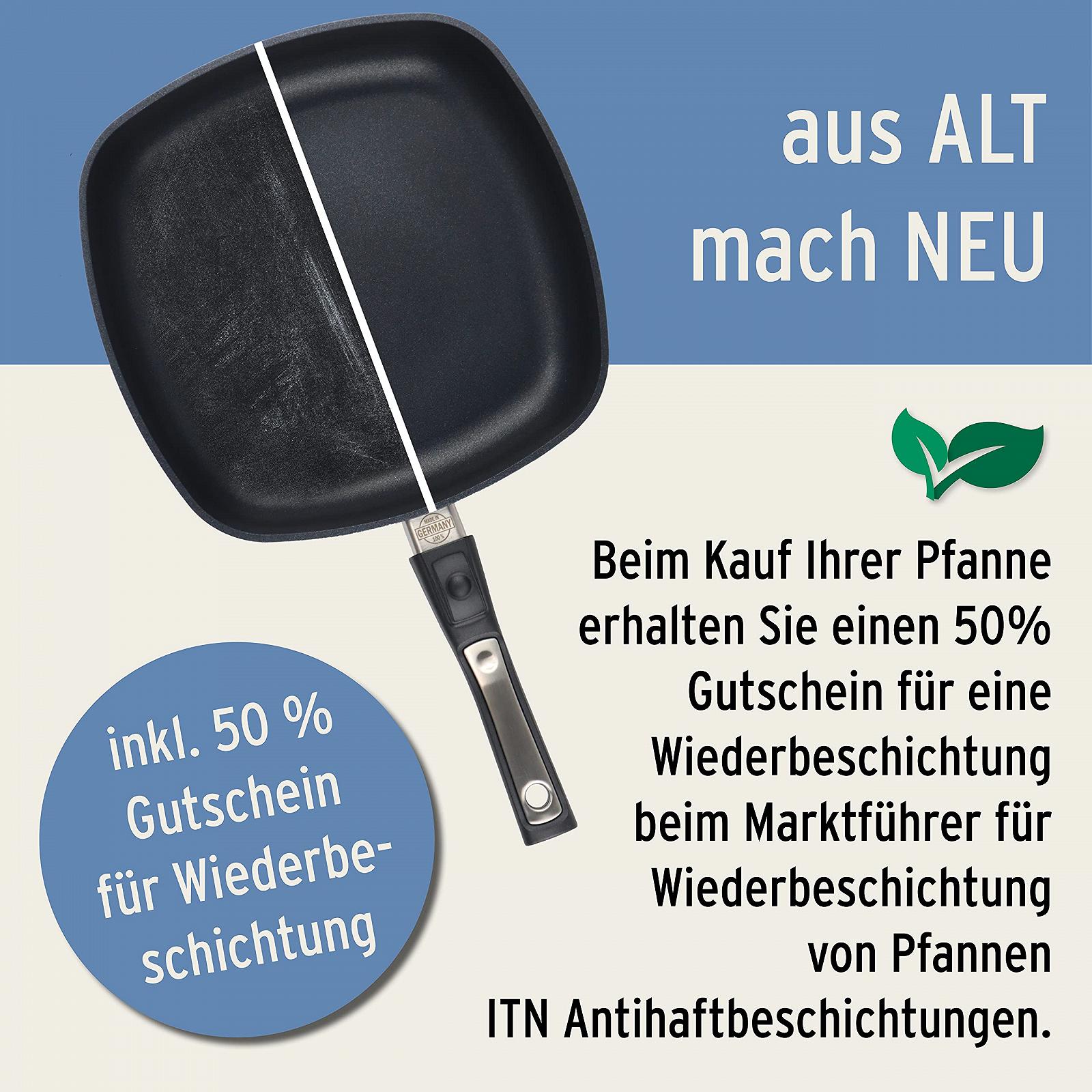 Сковорода Square Форма Индукционная 28 x 28 см Съемная ручка, фото №7 Сковорода Square Форма Индукционная 28 x 28 см Съемная ручка, фото №7