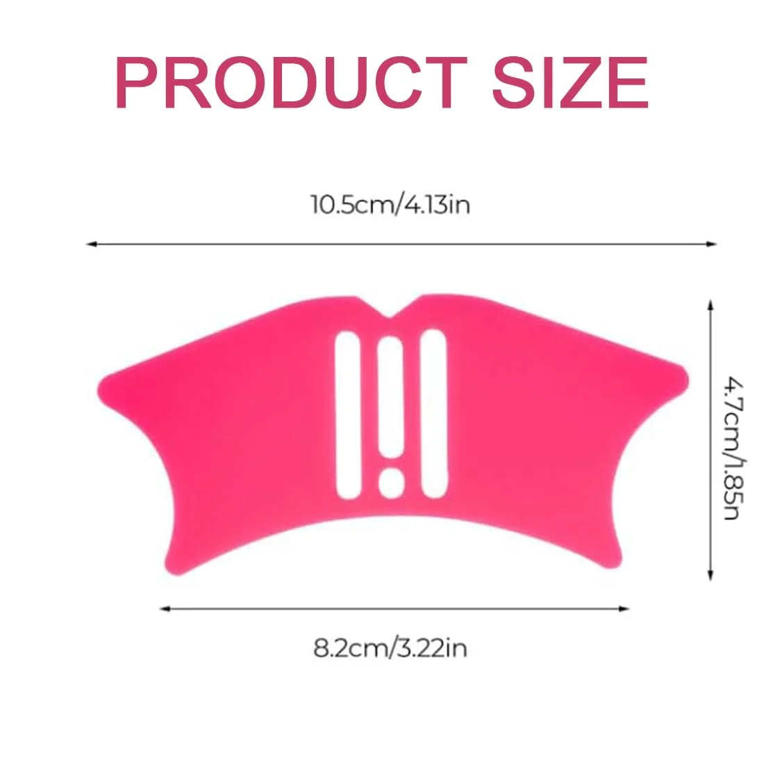 Олівець для брів USTNIR Stencils Wing Tips Silicon Aid, фото №5