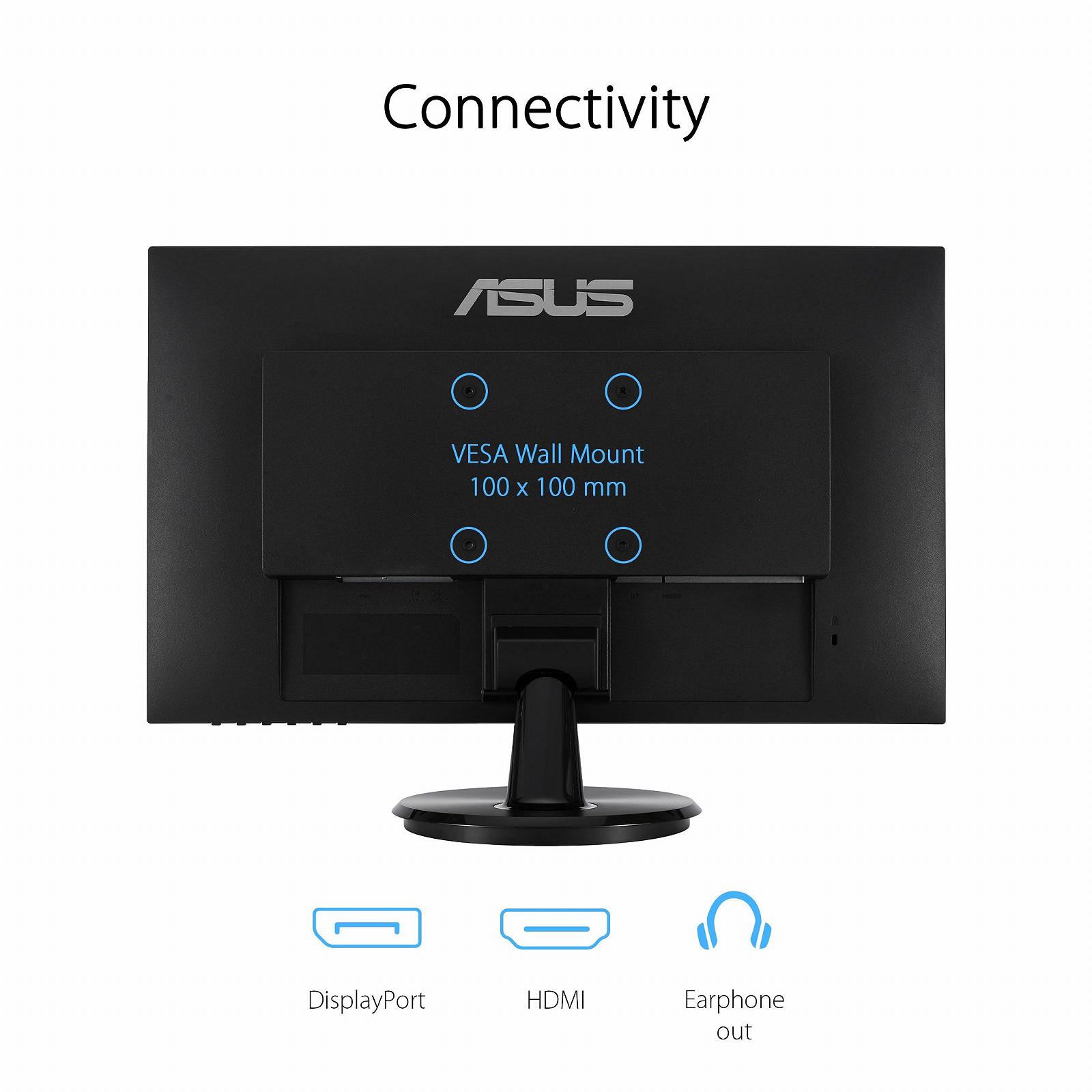 Монитор ASUS Eye Care VA27DQF 27 дюймов Full HD IPS Черный, фото №6