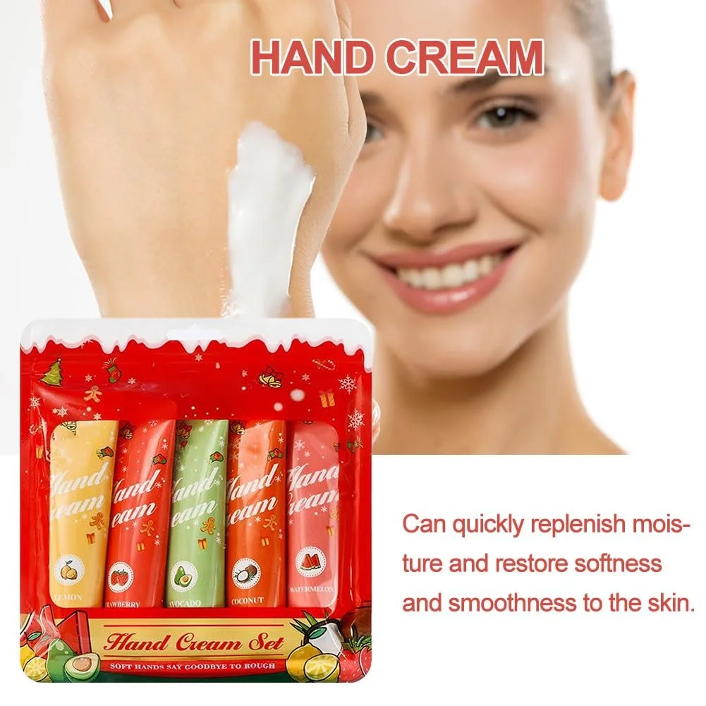 Набір з 5 кремів для рук Різдвяне морозиво, фото №4