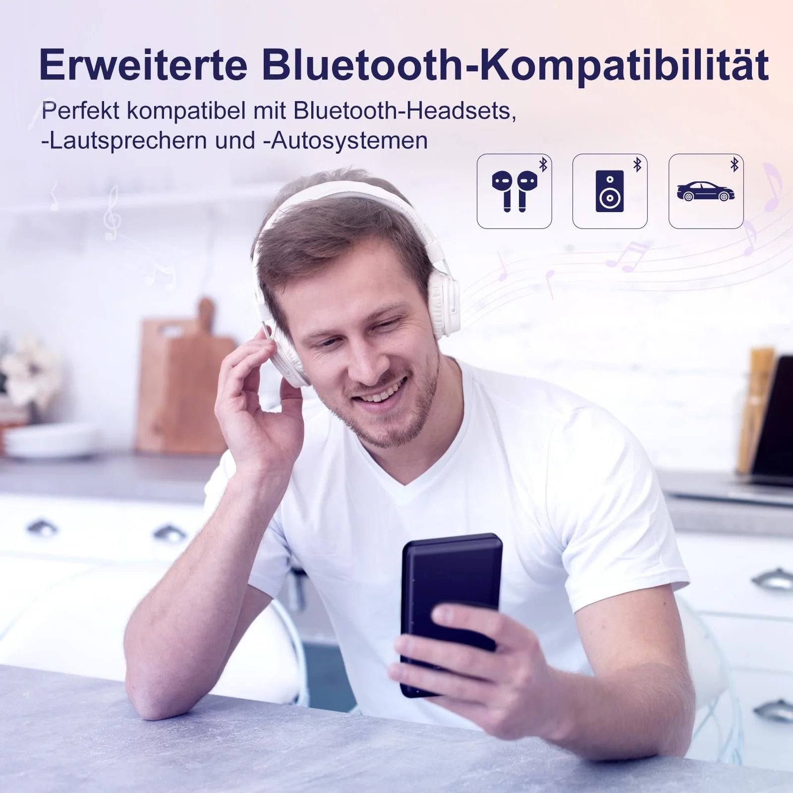 MP3-плеер Fanvace 80GB Фиолетовый, фото №5