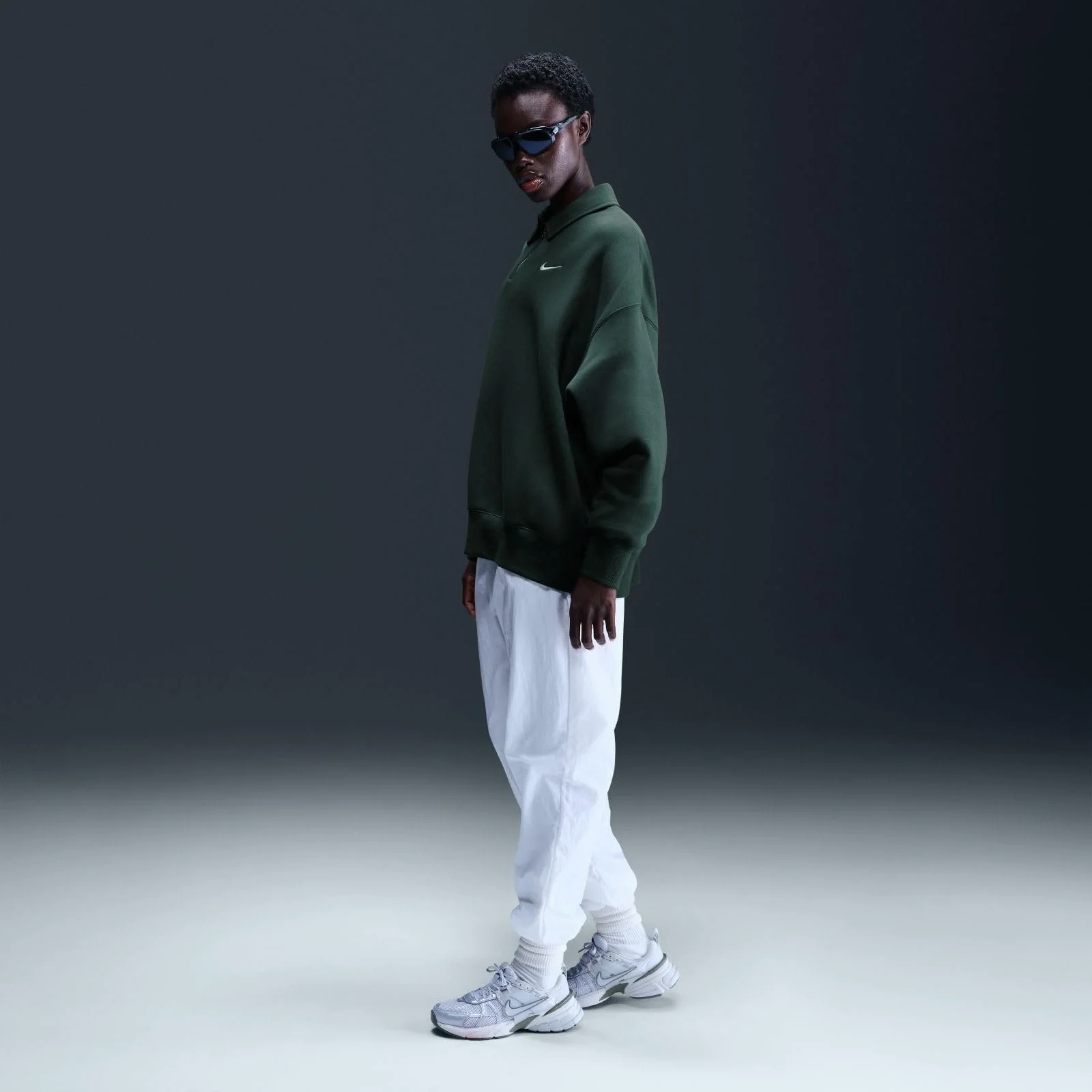 Поло Nike Sportswear Phoenix Fleece Свободного кроя Женская, фото №3