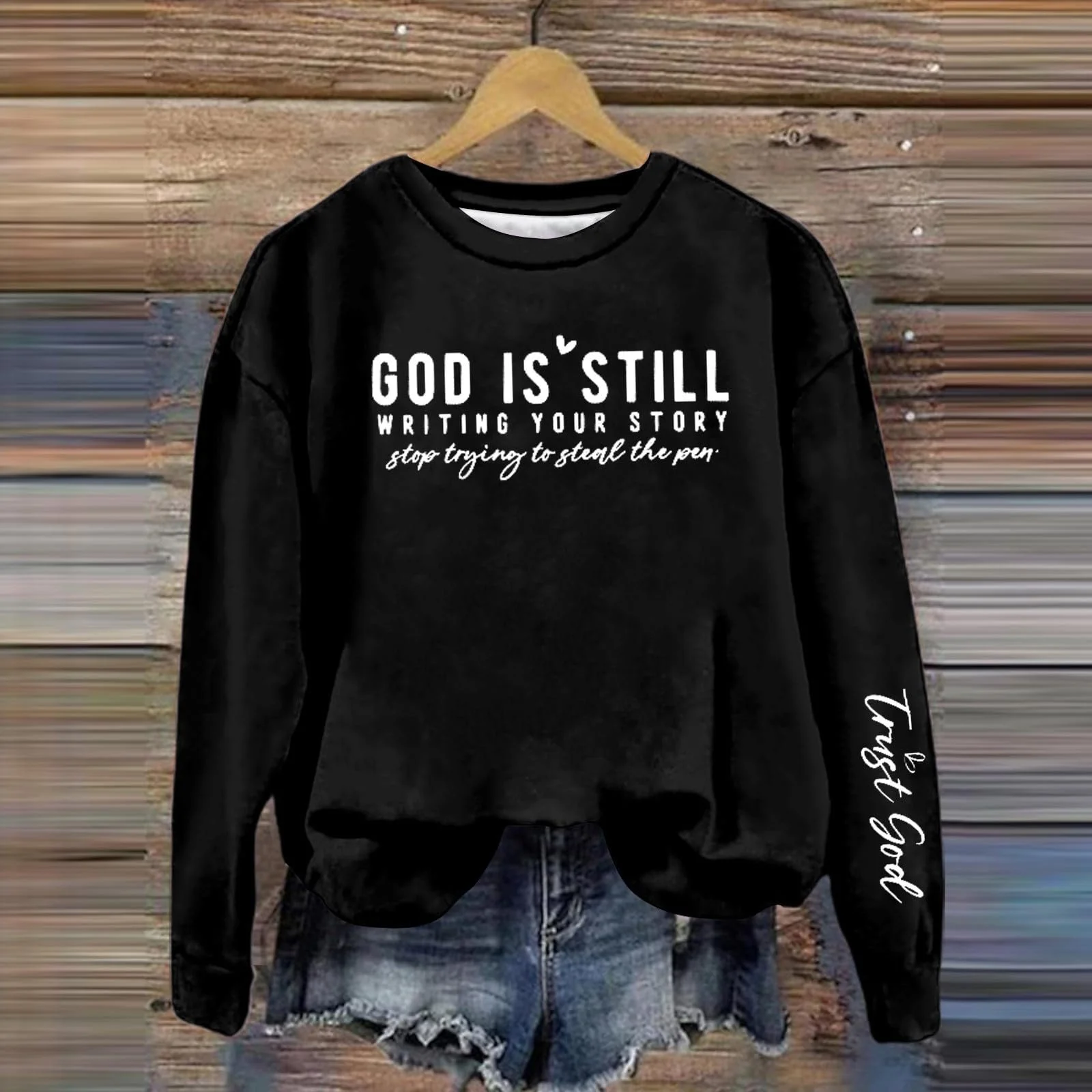 Женская Толстовка с круглым вырезом для зимы, осени, эстетичная, буквенная мода, с круглым вырезом, худи, графическая, Y2K, свободная посадка, персонализированная, милая, деревенская, фото №2