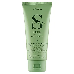 Крем для ног Joanna Sensual для женщин с мочевиной, коноплей и пантенолом 100 г - Фото 1