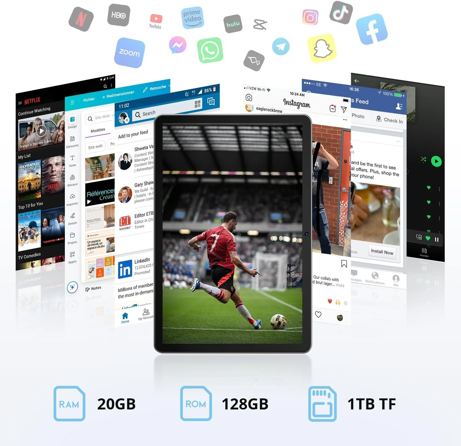 Планшет 10" NEWEST TAB P10 (4+8)/128 ГБ 5G 8 ядер Android 15 6600 mAh Серый, фото №3