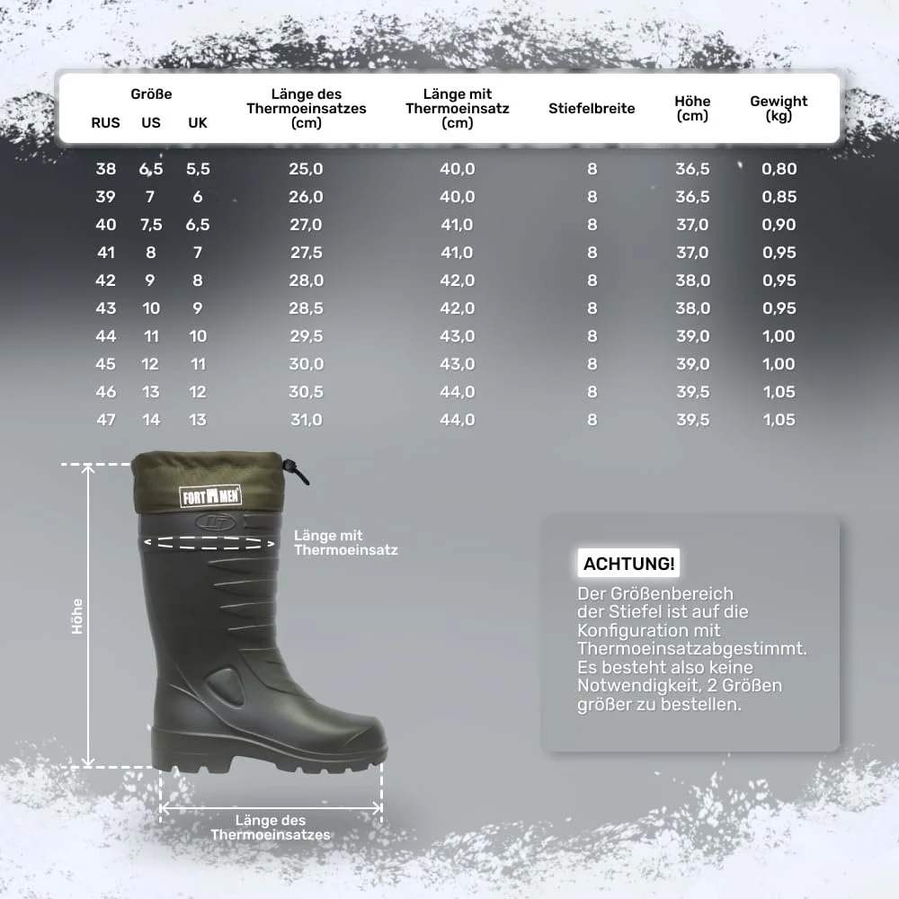 Мужские Сапоги FortMen Резиновые Утепленные, фото №3