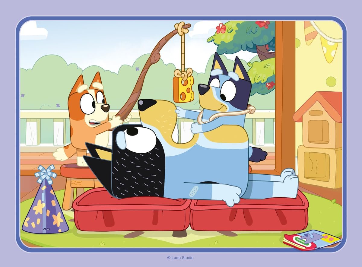 Пазл Ravensburger Bluey 4 в 1 12, 16, 20, 24 элемента, фото №5