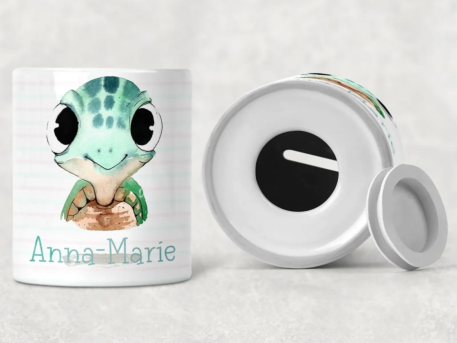 Скарбничка timalo Turtle керамічна з ім'ям, фото №2