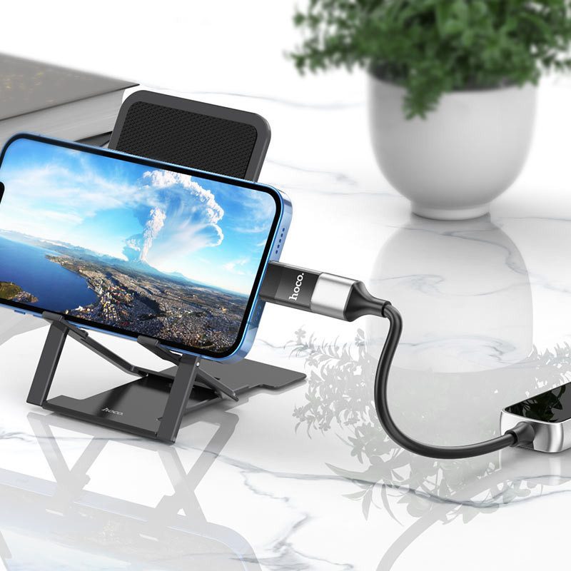 Переходник Hoco UA17 Lightning Male to USB Female USB2.0, фото №7