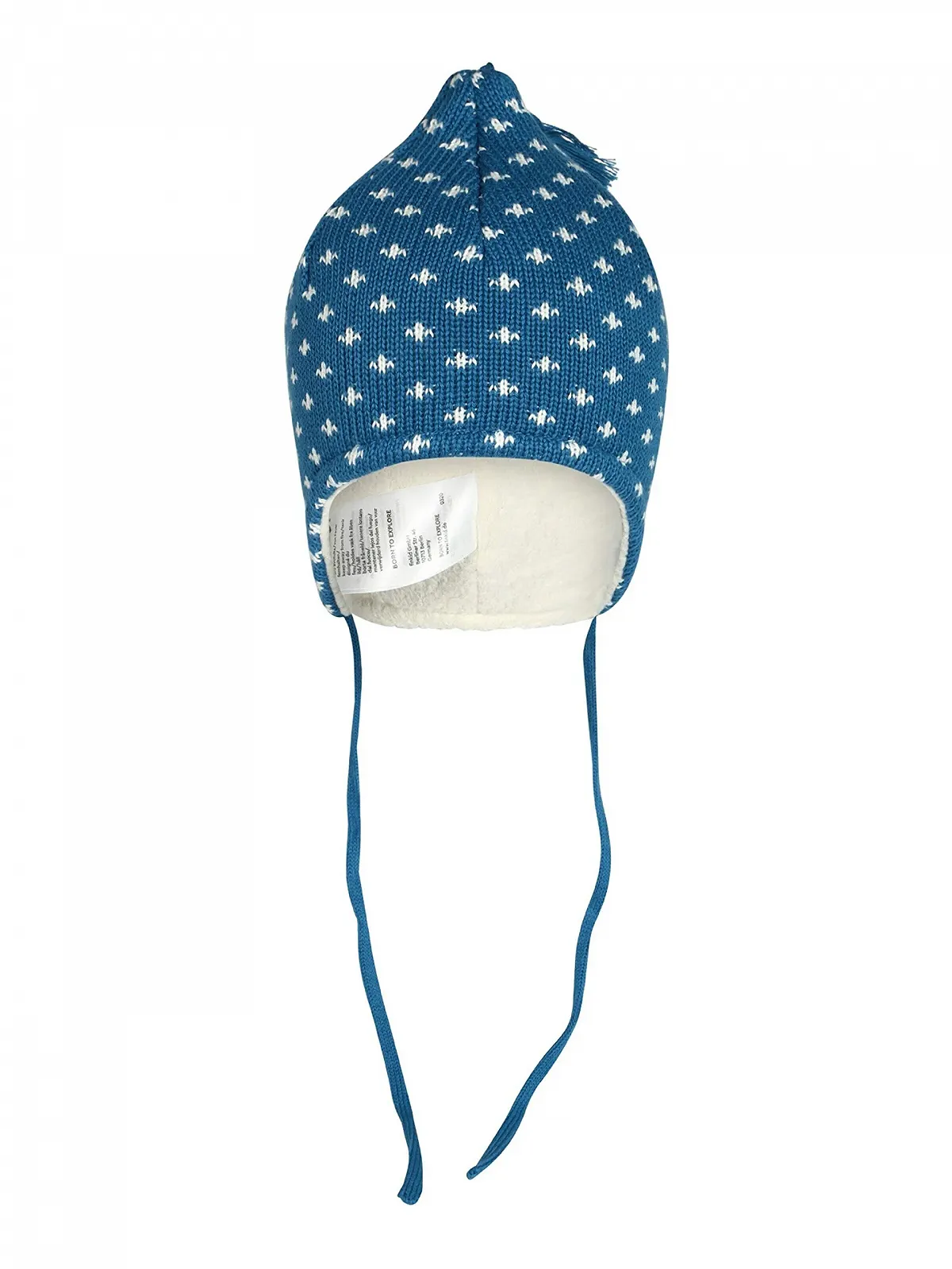Вязана шапка Finkid Tipsa 1612023 для дівчат Синя, фото №1