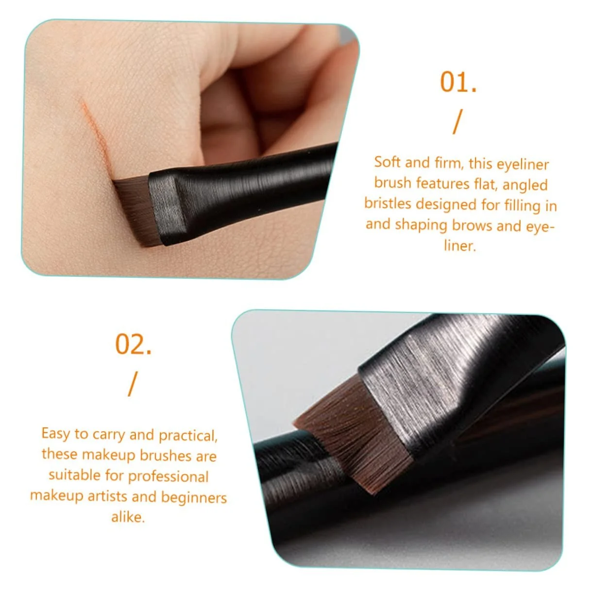 Кисти для подводки FOMIYES Набор 9 шт, фото №4 Кисти для подводки FOMIYES Набор 9 шт, фото №4