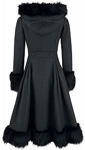 Пальто Жіноче Hell Bunny Elvira Чорний synthetic.ua - Фото 1