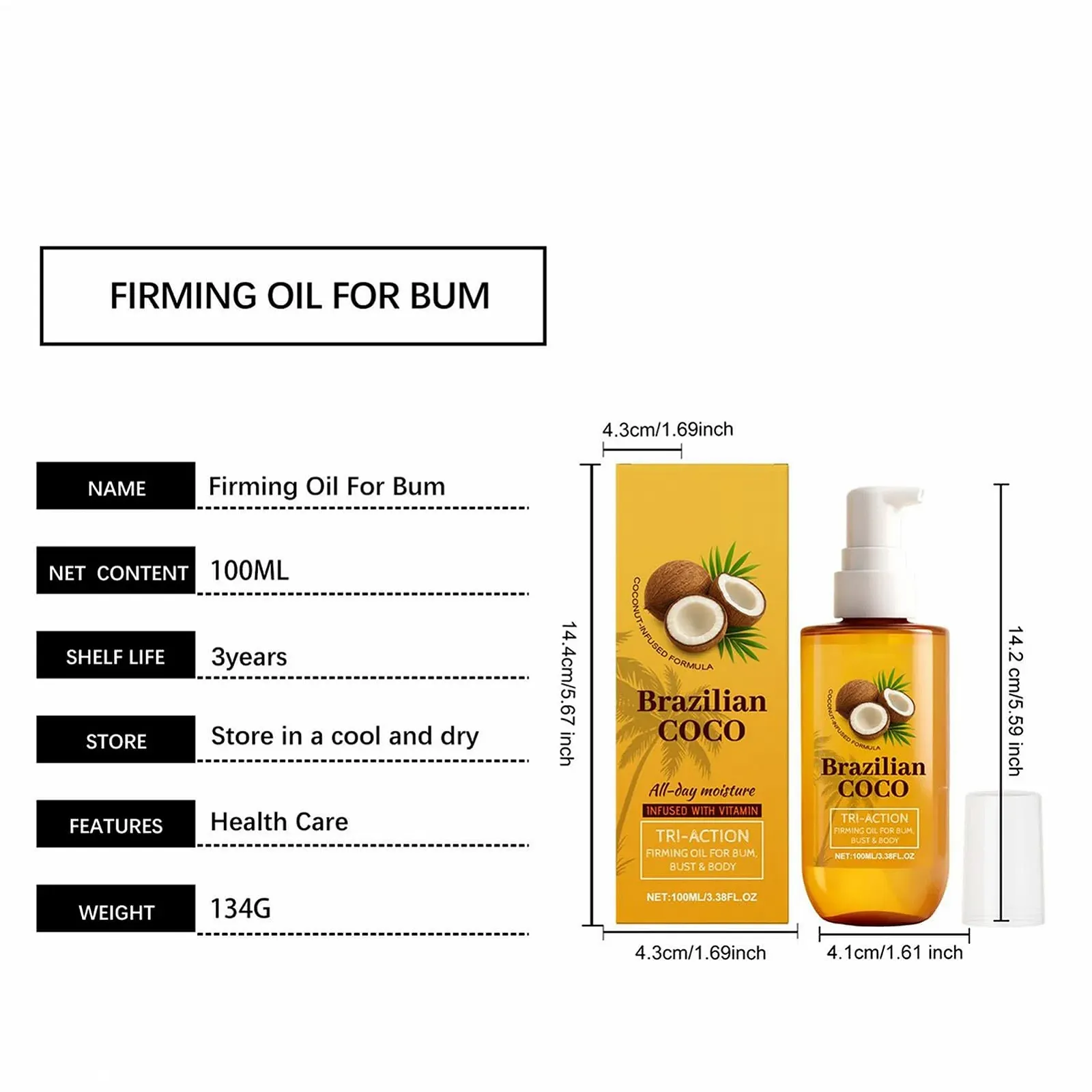 Лосьйон зволожуючий для шкіри 100 мл для пружності, фото №6