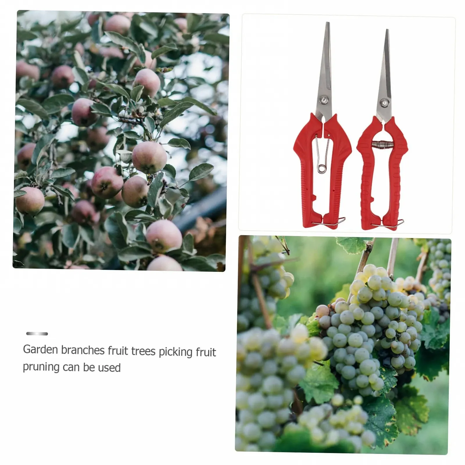 Набір секаторів Happyyami PP Червоний 2 шт, фото №6