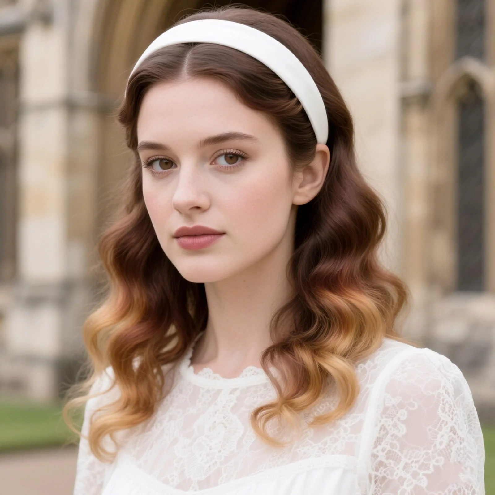 Обруч для волосся Жіночий Широкий з сатиновим покриттям, фото №4