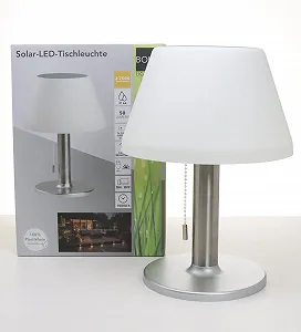 Настільна лампа BOLD LED Сонячна батарея USB-C IP44 Чорний synthetic.ua - Фото 1