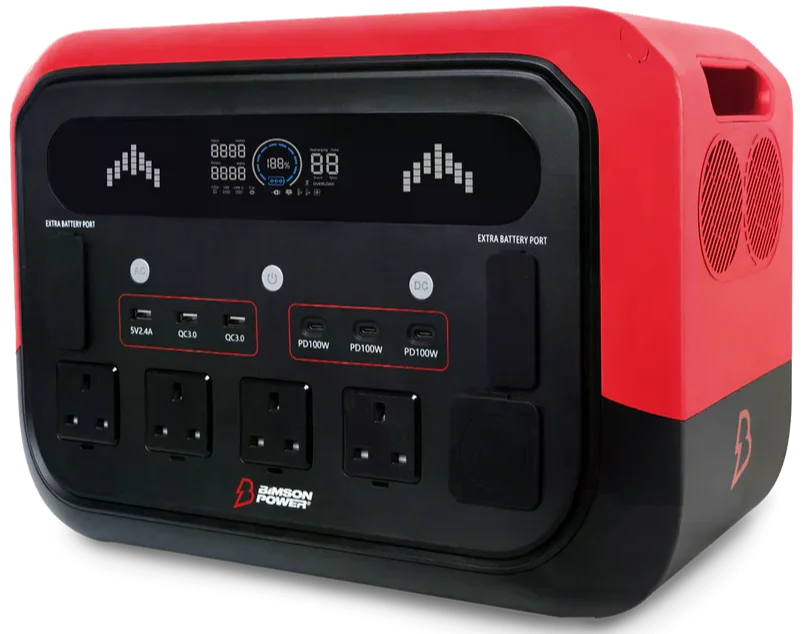 Зарядна станція Bimson Power BP2400PPS 4800 Вт / 2400 Вт / 2048 Вт*год / LiFePO4 / Швидка зарядка, фото №3