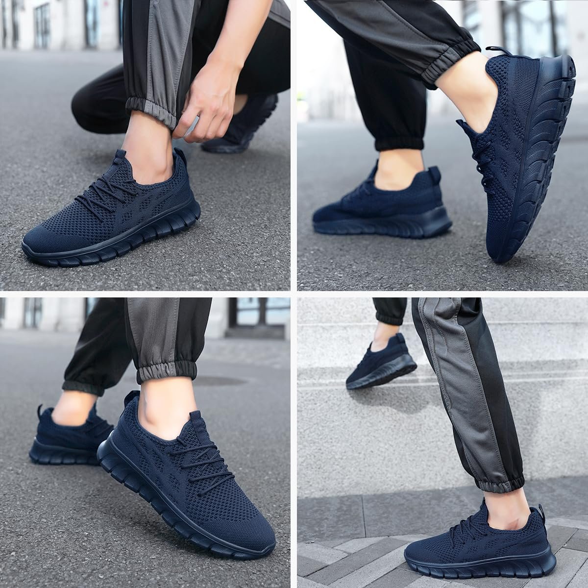 Кроссовки LANGFEUU Мужские кроссовки для бега, тенниса, спорта, отдыха, легкие дышащие кроссовки для ходьбы, фитнеса, улицы, для пробежек 39-46 EU, фото №6