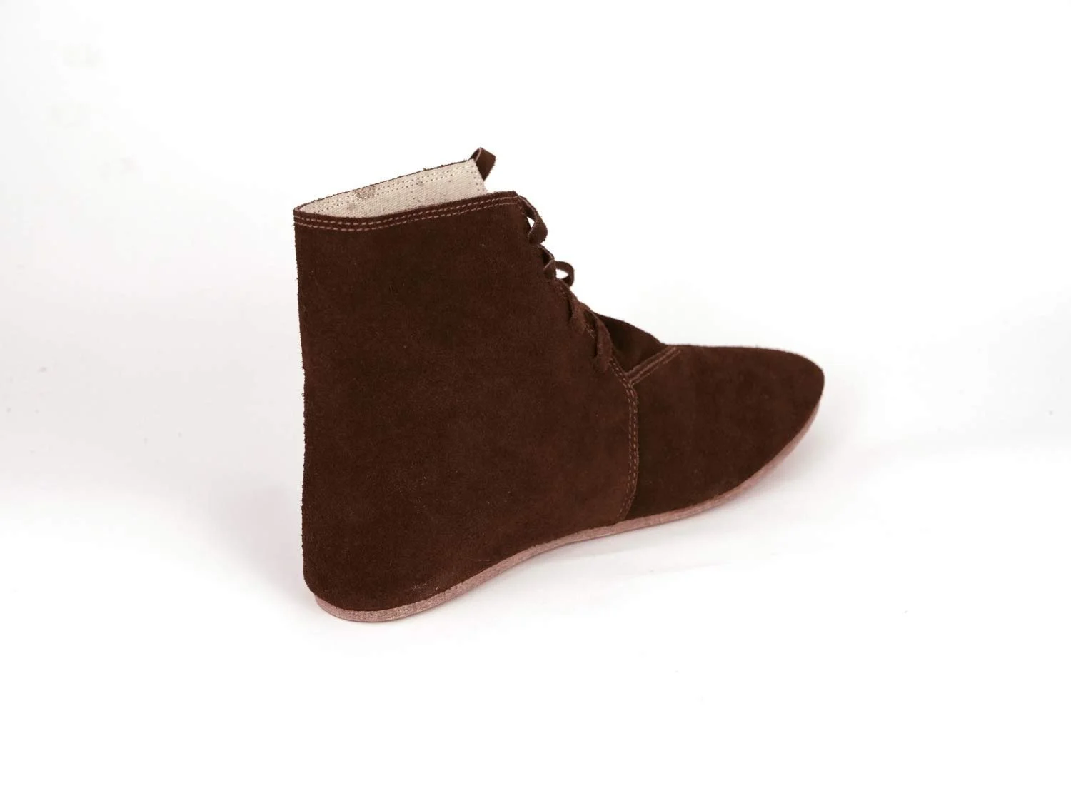 Середньовічні черевики Замшеве взуття  Чоловічі, коричневий, фото №3