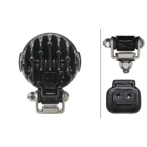 Робоча фара HELLA 1G0 995 050-061 для LIEBHERR HAKO AGCO JUNGHEINRICH, фото №2