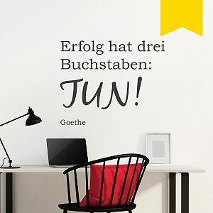 Купити Наклейка на стіну Wandkings Erfolg hat drei Buchstaben 75 x 60 см - Фото 1 Наклейка на стіну Wandkings Erfolg hat drei Buchstaben 75 x 60 см - Фото 1