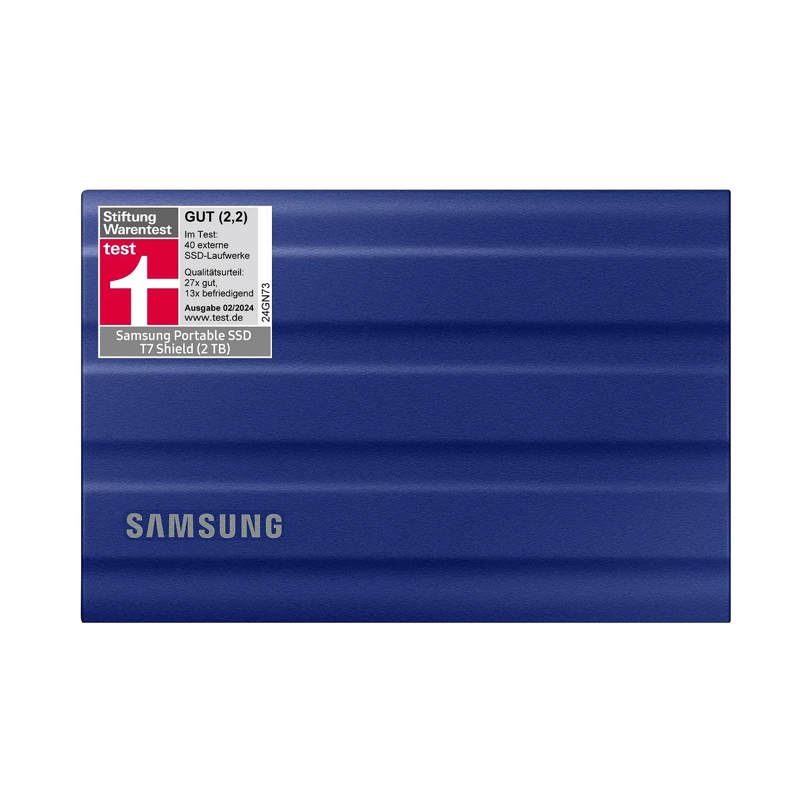 Portable SSD Samsung T7 Shield 2TB USB 3.2 Gen.2 1050МБ/с Blue, фото №1 Portable SSD Samsung T7 Shield 2TB USB 3.2 Gen.2 1050МБ/с Blue, фото №1