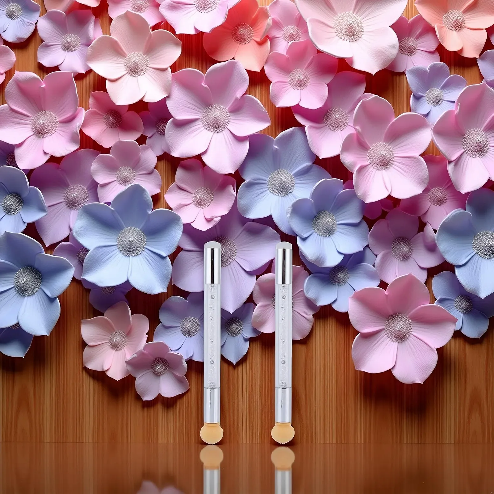 Набір пластин для стемпінгу 2 шт. Silicone Sponge Brush Flower Polish, фото №9 Набір пластин для стемпінгу 2 шт. Silicone Sponge Brush Flower Polish, фото №9