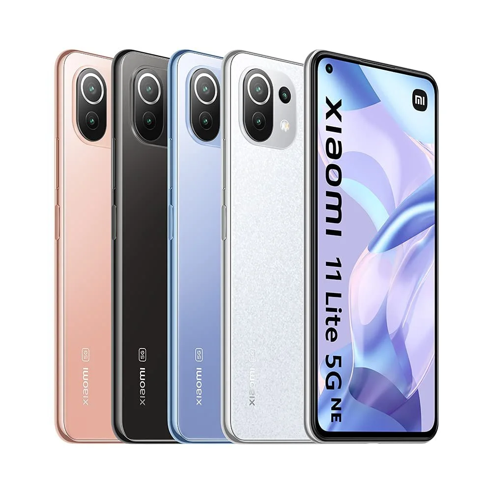 Смартфон Xiaomi 11 Lite 5G NE + навушники 6.55 дюймів FHD+ 128 GB 8 GB RAM 64 MP Dual SIM Android 11 Чорний, фото №4
