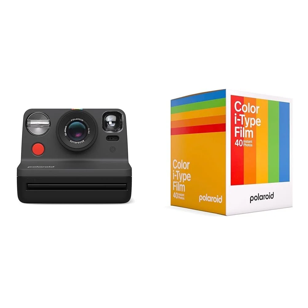 Фотокамера мгновенной печати Polaroid Now Gen 2 + Пленка i-Type (40 снимков) Black, фото №1