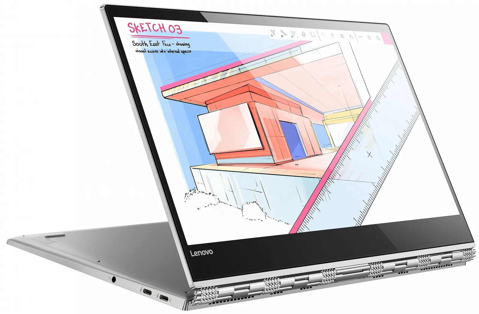 Ноутбук 13.9" Lenovo Yoga 920-13IKB Intel Core i7 RAM 8GB SSD 256GB Windows 11 10год батарея Алюмінієвий корпус (UKR), фото №5