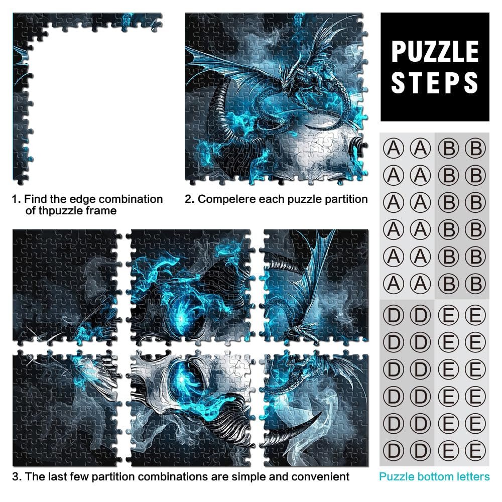 Пазл A Threatening Skull 1000 деталей 38 x 52 см, фото №3 Пазл A Threatening Skull 1000 деталей 38 x 52 см, фото №3