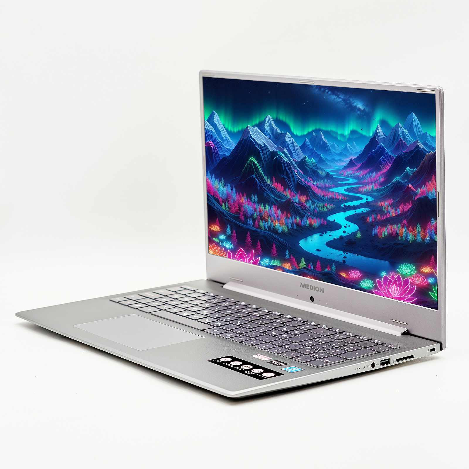Ноутбук Medion Akoya E17201 17.3" Intel RAM 8 ГБ SSD 256 ГБ Intel Graphics FullHD IPS Метал Цвет: б/в, фото №3