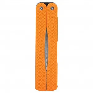 Точило для ножів Складане Алмазне Двостороннє Чорний/Помаранчевий synthetic.ua - Фото 1