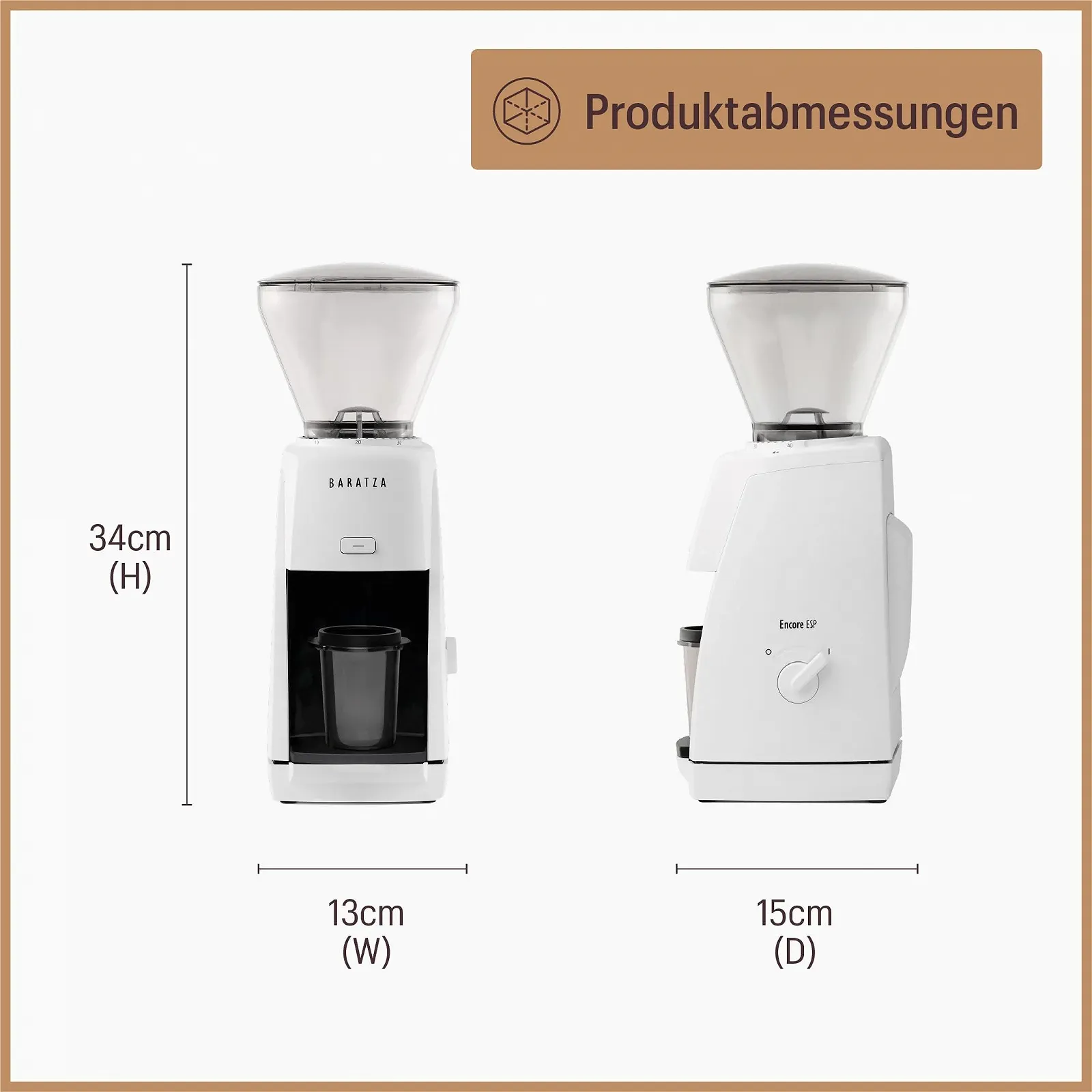 Кофемолка электрическая Baratza Encore ESP 230V Черный, фото №6