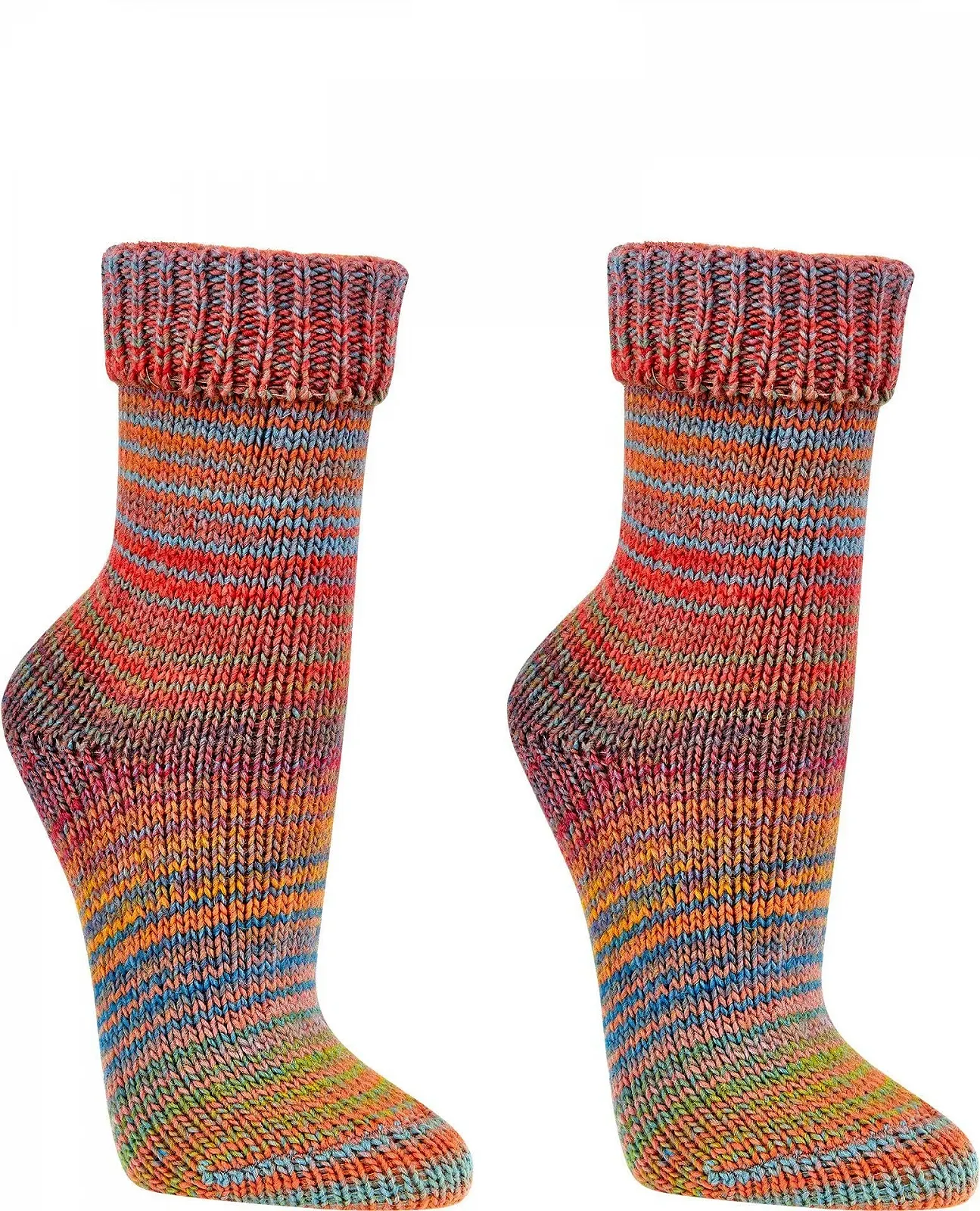 Шкарпетки WOWERAT Вовна Скандинавський Стиль 2 пари в 1 кольорі, фото №1