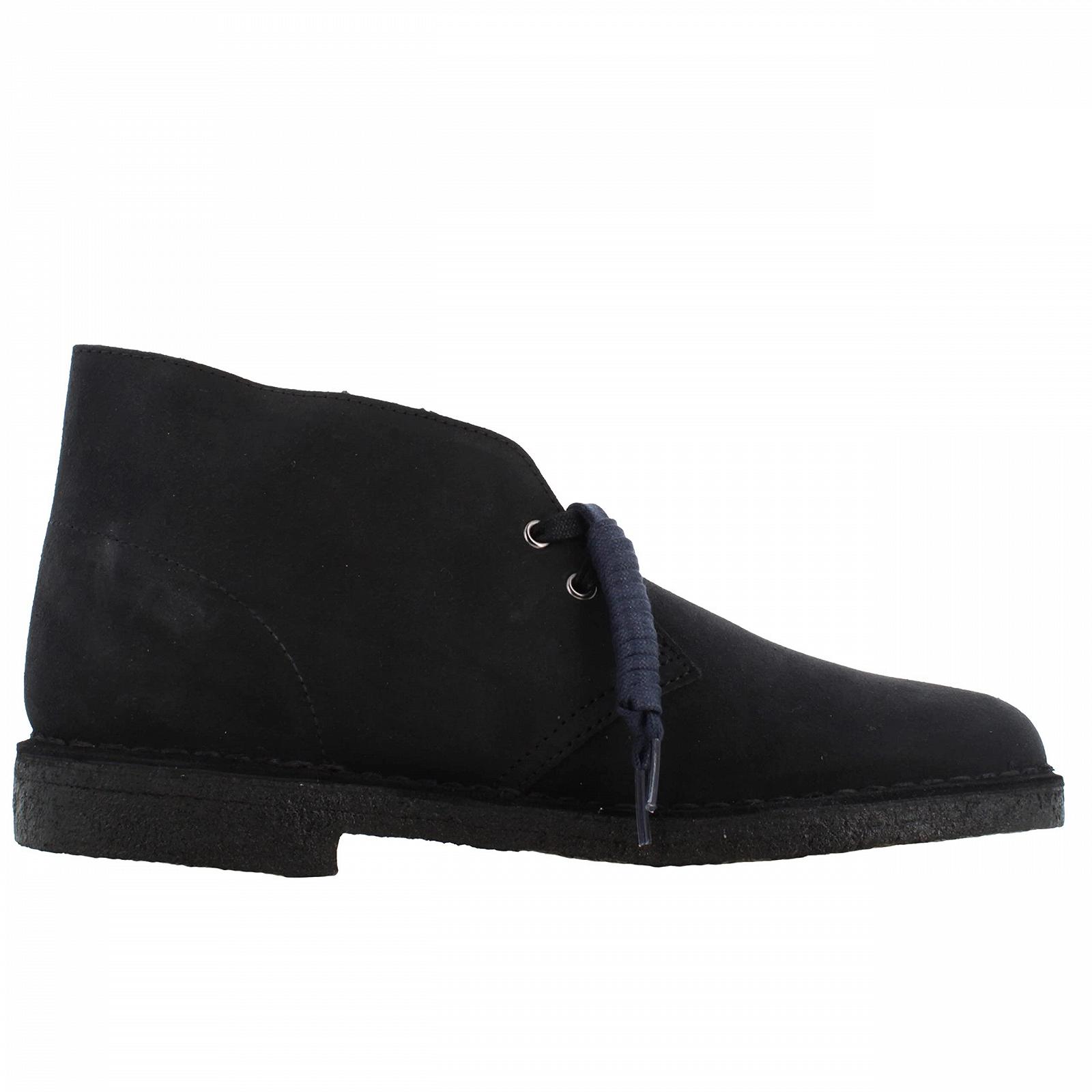 Черевики Desert Clarks ORIGINALS замша, шкіра, чорний, фото №4