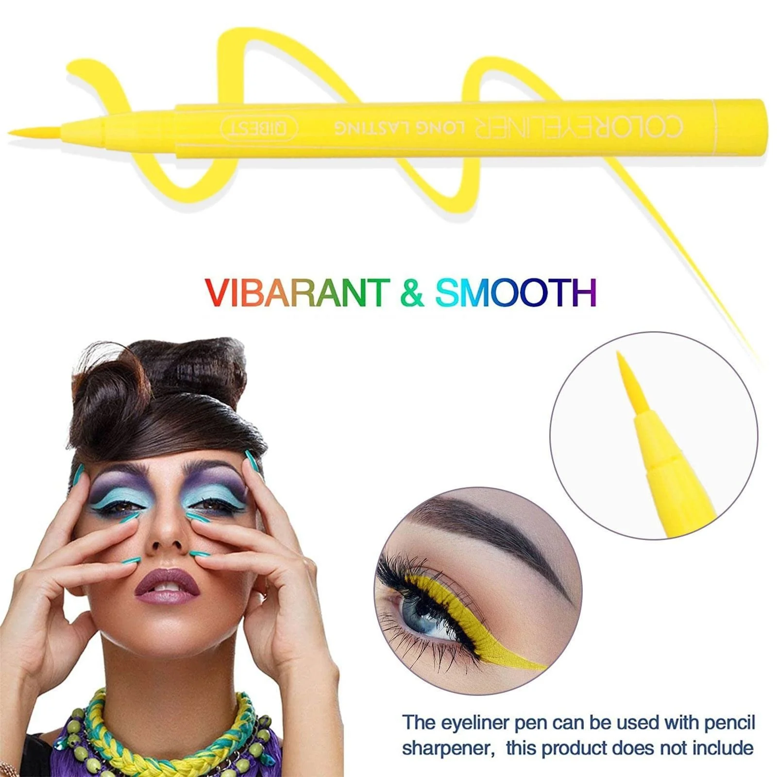 Жидкая Подводка для глаз Водостойкая 9 цветов C,, фото №4