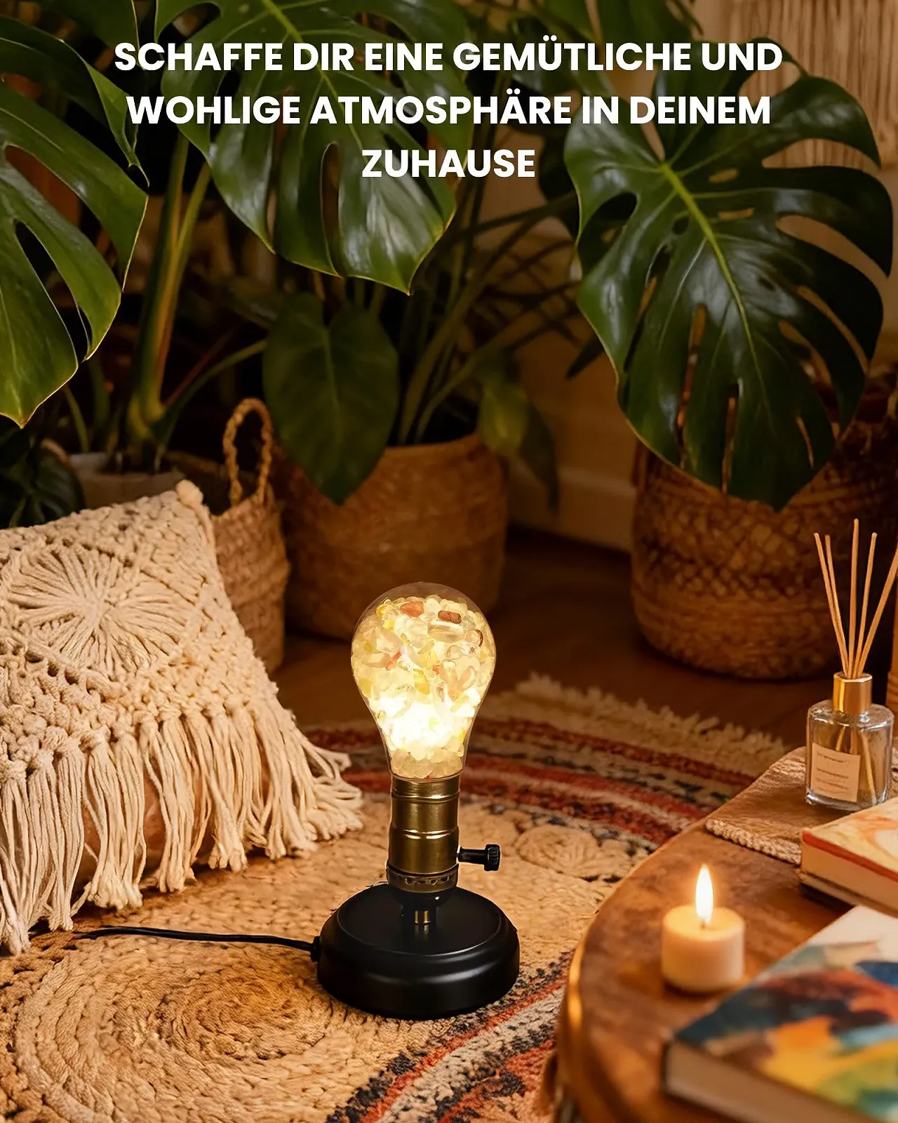 Основание для настольной лампы E27 Vintage 12 см металлическое индустриальный стиль Черное, фото №3