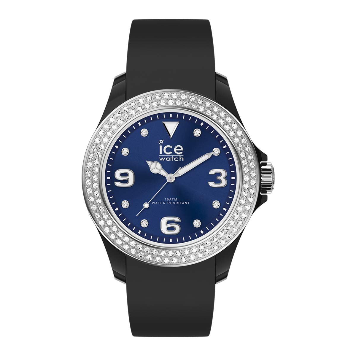Часы Ice-Watch ICE Star Black Deep Blue Женские часы с силиконовым ремешком, фото №1