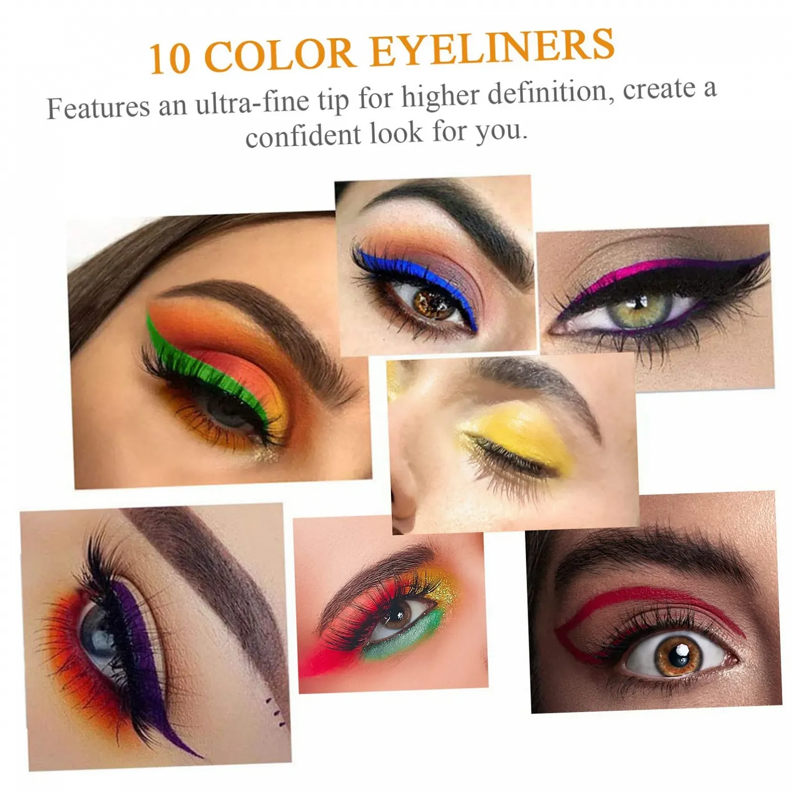 Підводка для очей TOVINANNA Кольорова рідка, ., фото №4