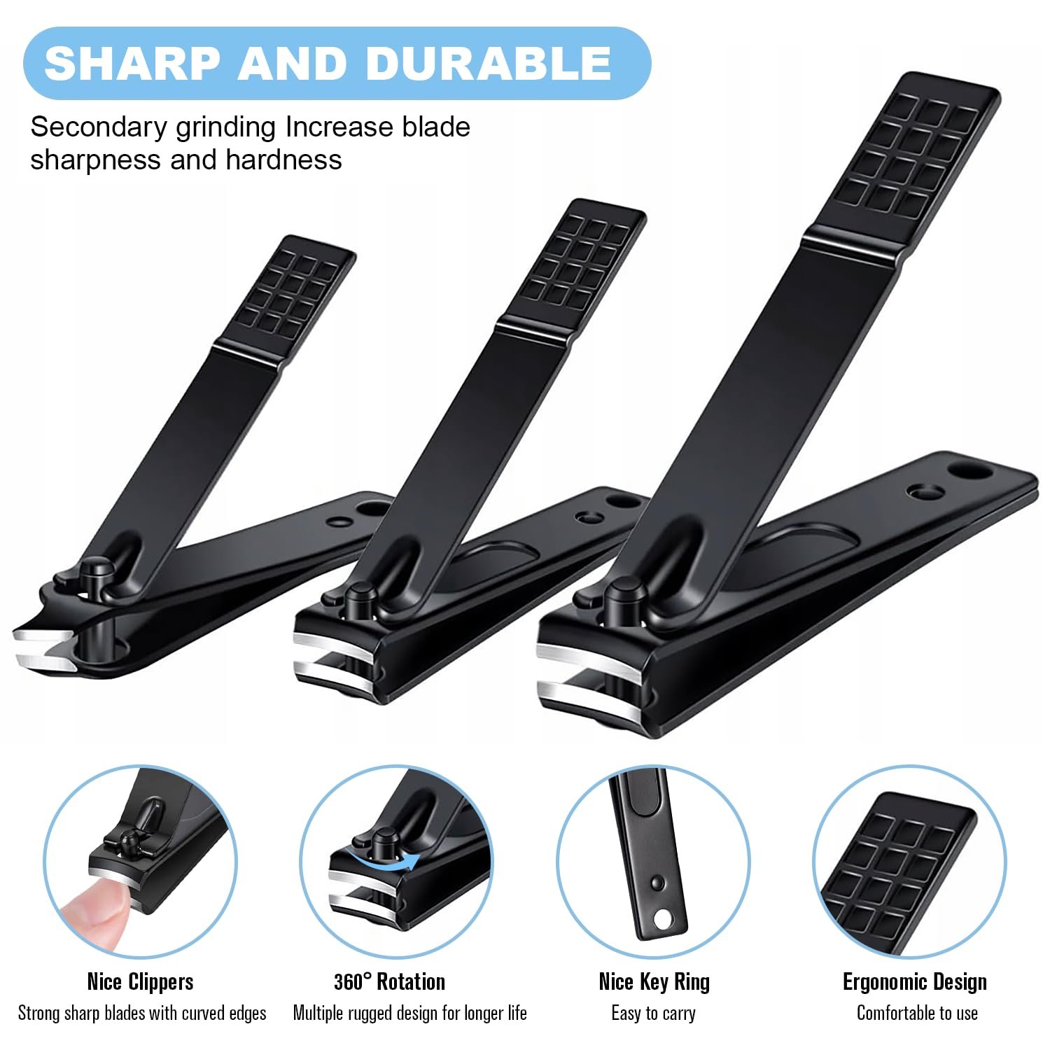 Набір для манікюру 23 шт., з нержавіючої сталі, портативний, фото №3 Набір для манікюру 23 шт., з нержавіючої сталі, портативний, фото №3